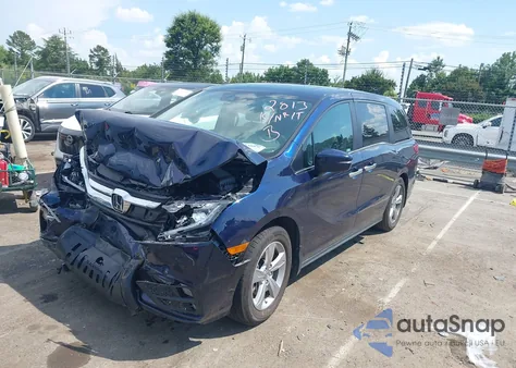 2020 Honda Odyssey Ex-L/Ex-L W/Navi Res from USA, damaged, VIN 5FNRL6H75LB022813